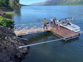 aluminum gangway columbia river