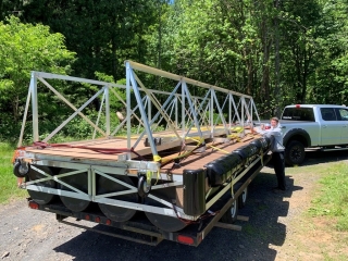 floating dock installation